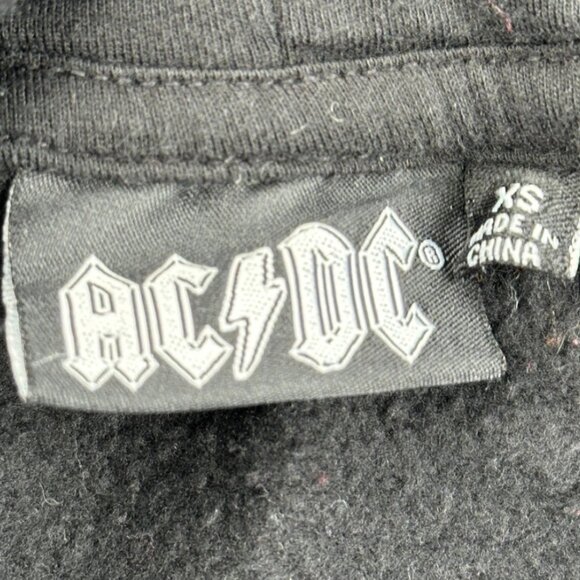 Ac/Dc Band Hoodie - XS Black Cotton Blend Ac/Dc Band Hoodie - XS Black C - Picture 3 of 5